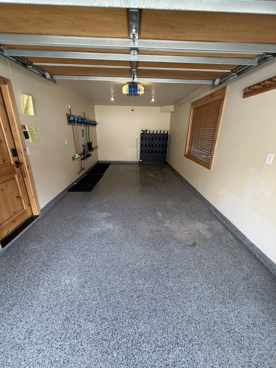 Garage cleared and swept after removal
