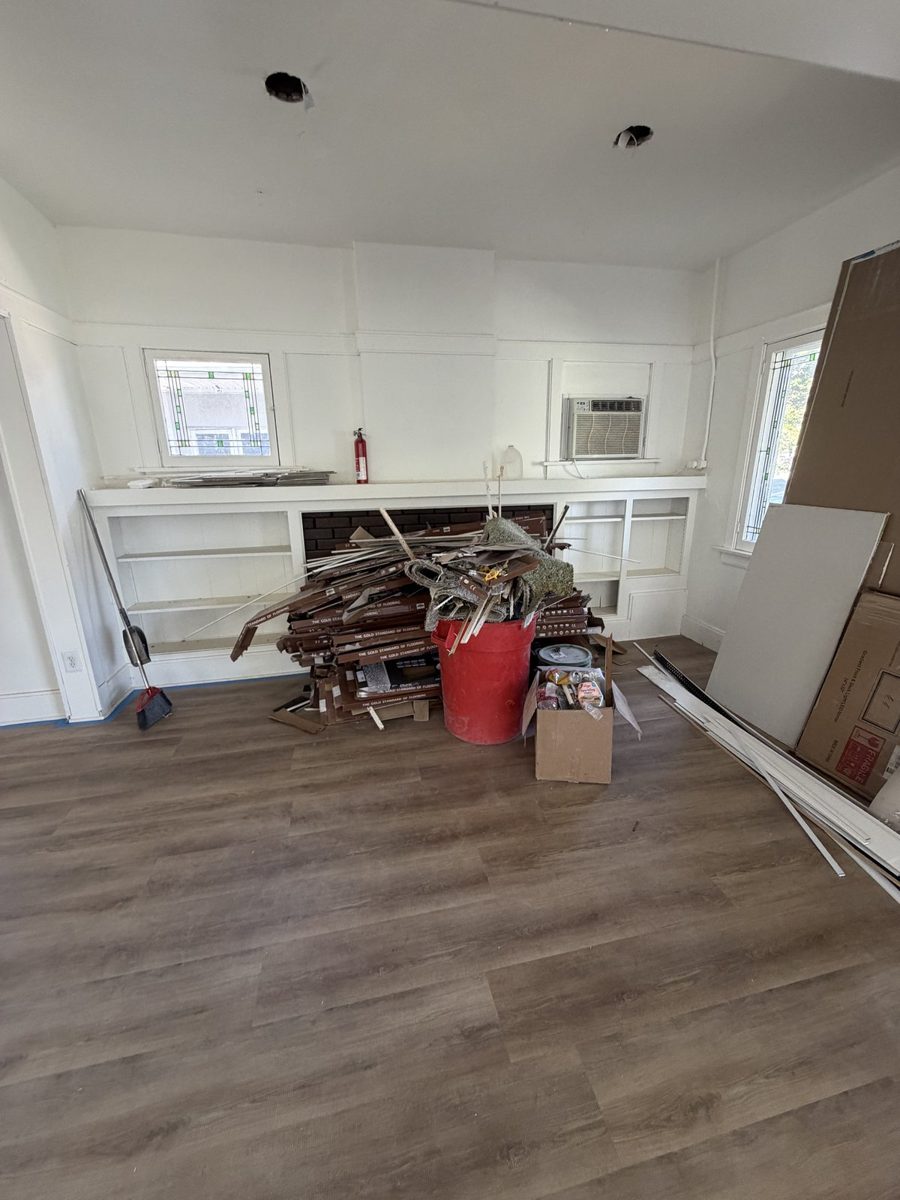 Empty unit after cleanout